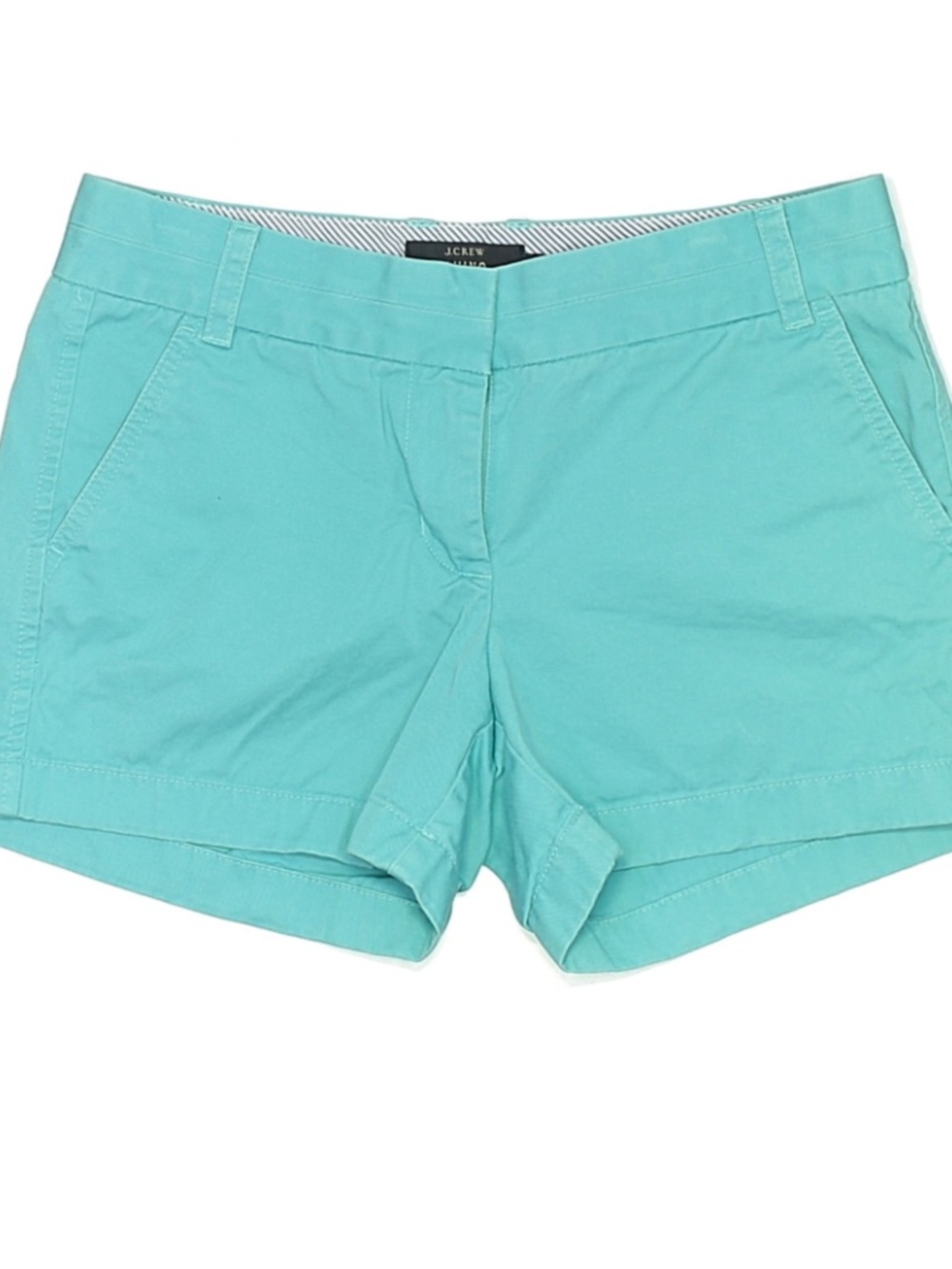 J. Crew 4" Chino Shorts in Teal (Size 8)